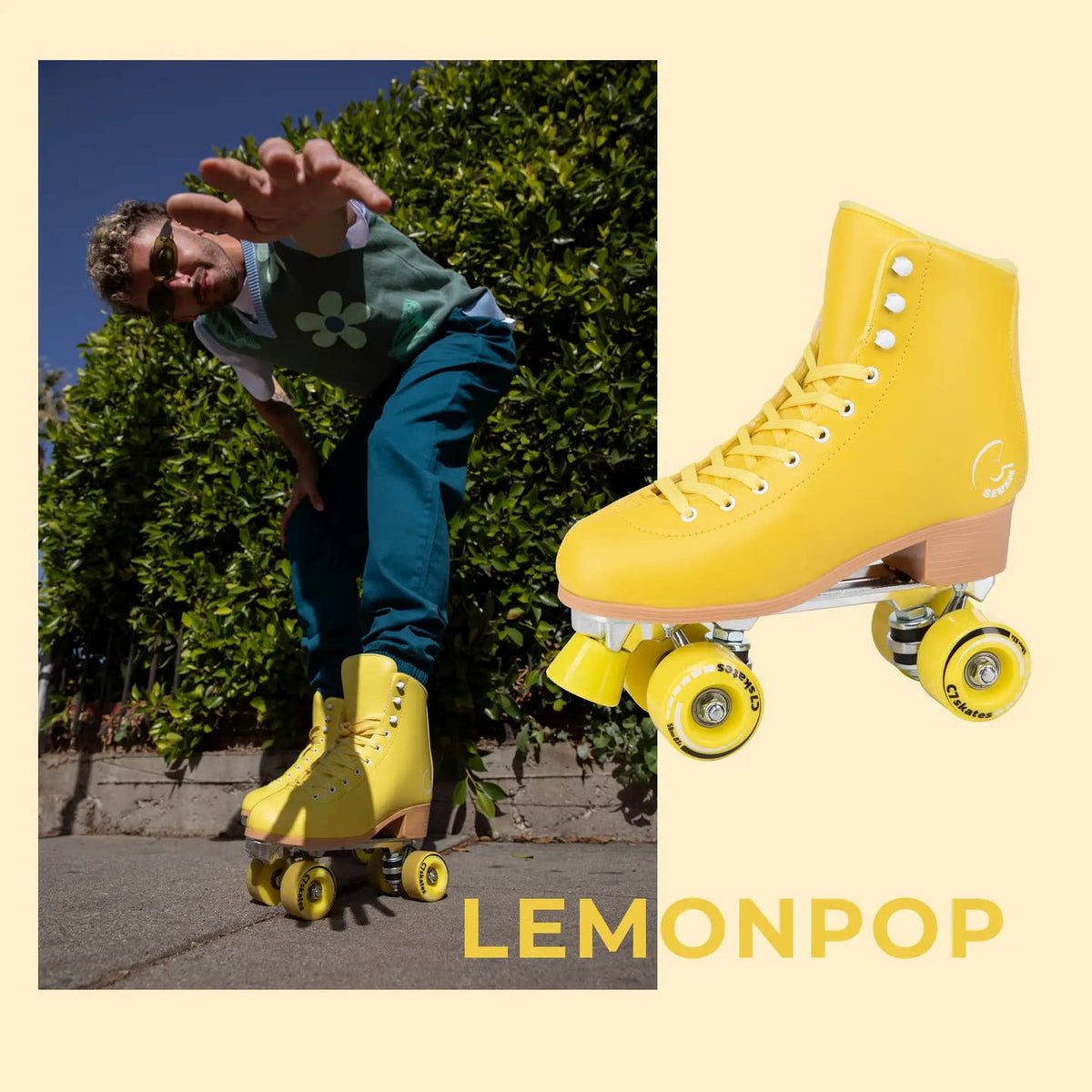 C7 Lemonpop Quad Roller Skates