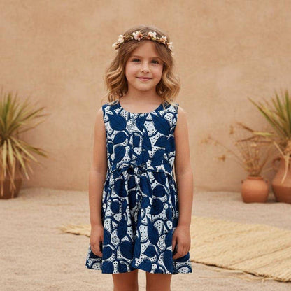 Wholesale Girls Boho Cotton Dress | Handmade Kids Summer Dress