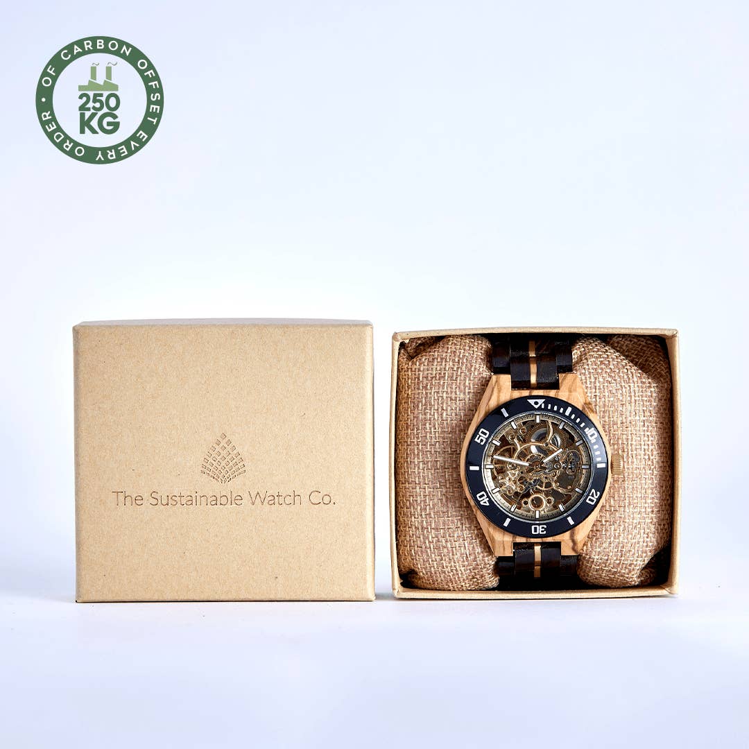 Wholesale The Rosewood - Mechanical Wood Watch for Men - Handmade & Eco-friendly